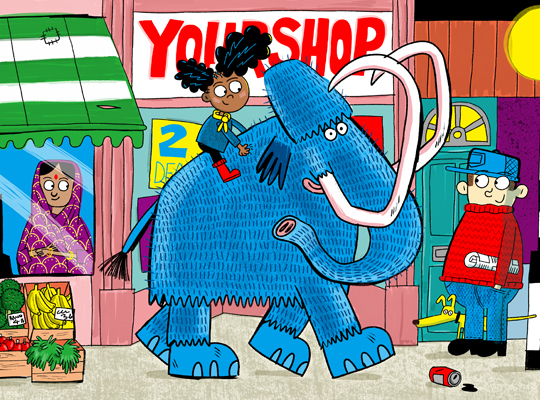 Illustrator Tim Wesson represented by Kids Corner Illustration Agency