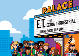 Illustrator Spencer Wilson's illustrations for My Little Golden Book About the 80's
