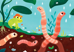 Illustrations by illustrator Tinna Guo, represented by Kids Corner Illustration Agency
