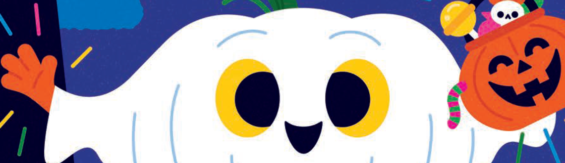 Spencer Wilson Happy Yak News Feature Image Spencer Wilson illustrated Pumpkin Mash Mix and Match book.