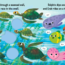 Illustrator Gareth Lucas children's board book Splish Splash Ocean illustrated pages