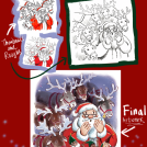 Mrs Hinch Christmas on Hinch Farm Christmas children's book, illustrated by Hannah George.