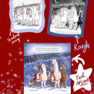 Mrs Hinch Christmas on Hinch Farm Christmas children's book, illustrated by Hannah George.