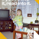 Hannah Jayne Lewin as a child, inspiration for her latest illustration for National Year of Reading