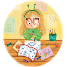 Hannah Jayne Lewin illustration for National Year of Reading