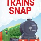 Mark Frudd train illustration for Usborne Train Snap Cards.