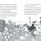 Illustrator Tim Wesson's illustrated book cover for Too Many Tims black and white spreads
