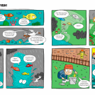 Tim Wesson Wayland News Item Image Tim Wesson illustrations for Strange Science book.